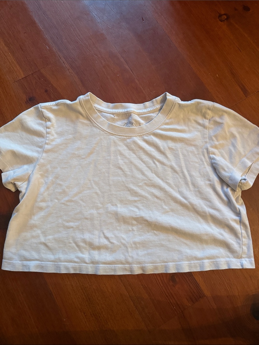 Urban Outfitters White Short-Sleeve Tee crop top - size small